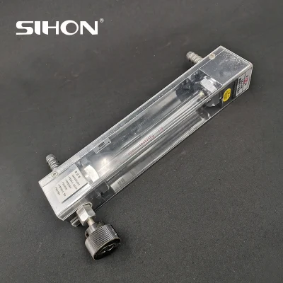 전체 사양을 갖춘 Sihon Glass Rotameter Lzj-10 가스 액체 공기 물 Rotameter